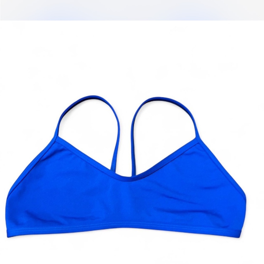 JOLYN blue malia bikini top size M